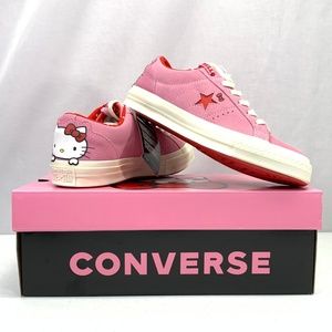 Converse X One Star Ox Hello Kitty 7 NEW